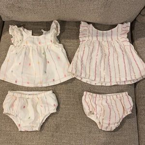 Old Navy top and bloomer sets
